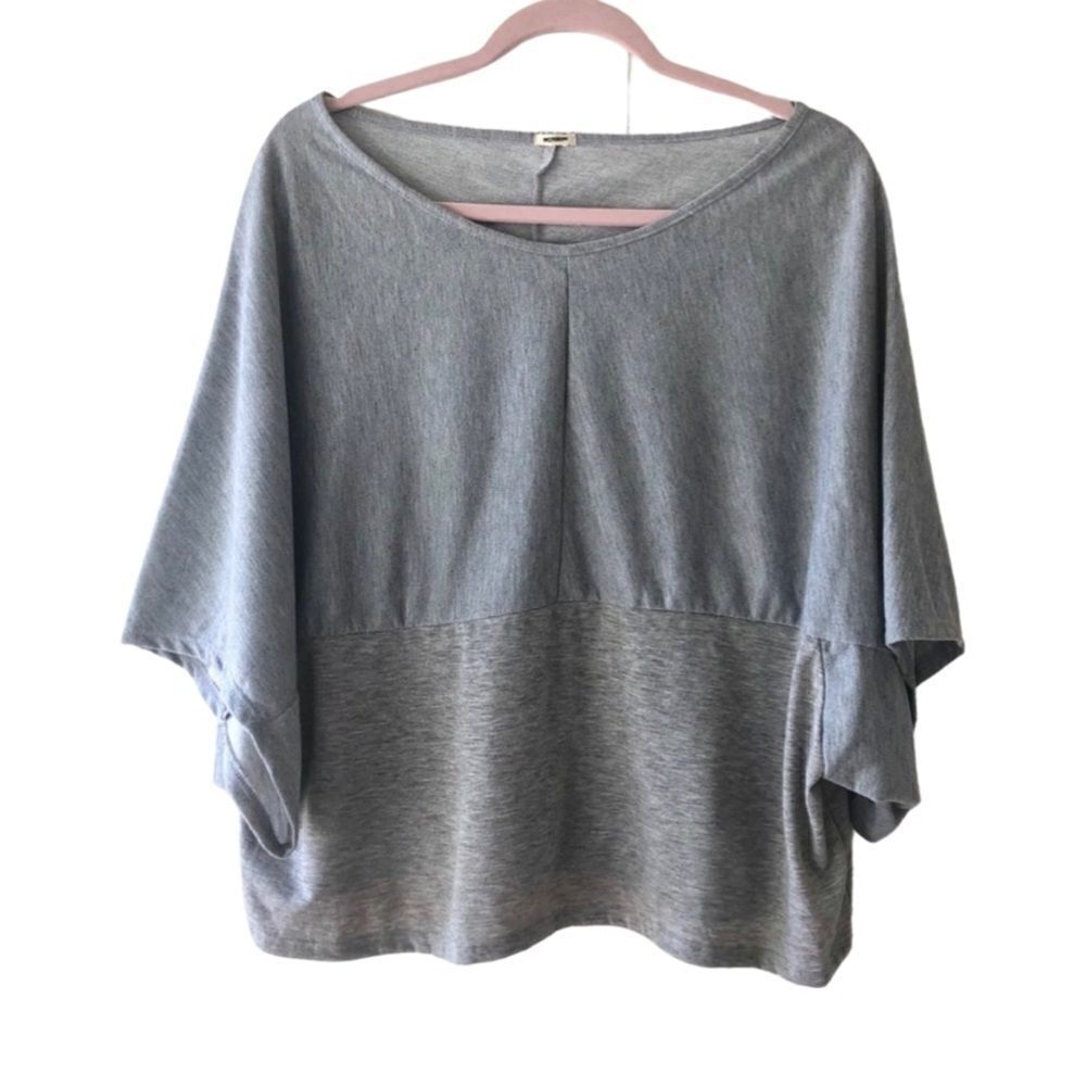 Monrow Grey Kimono T shirt Tee Small